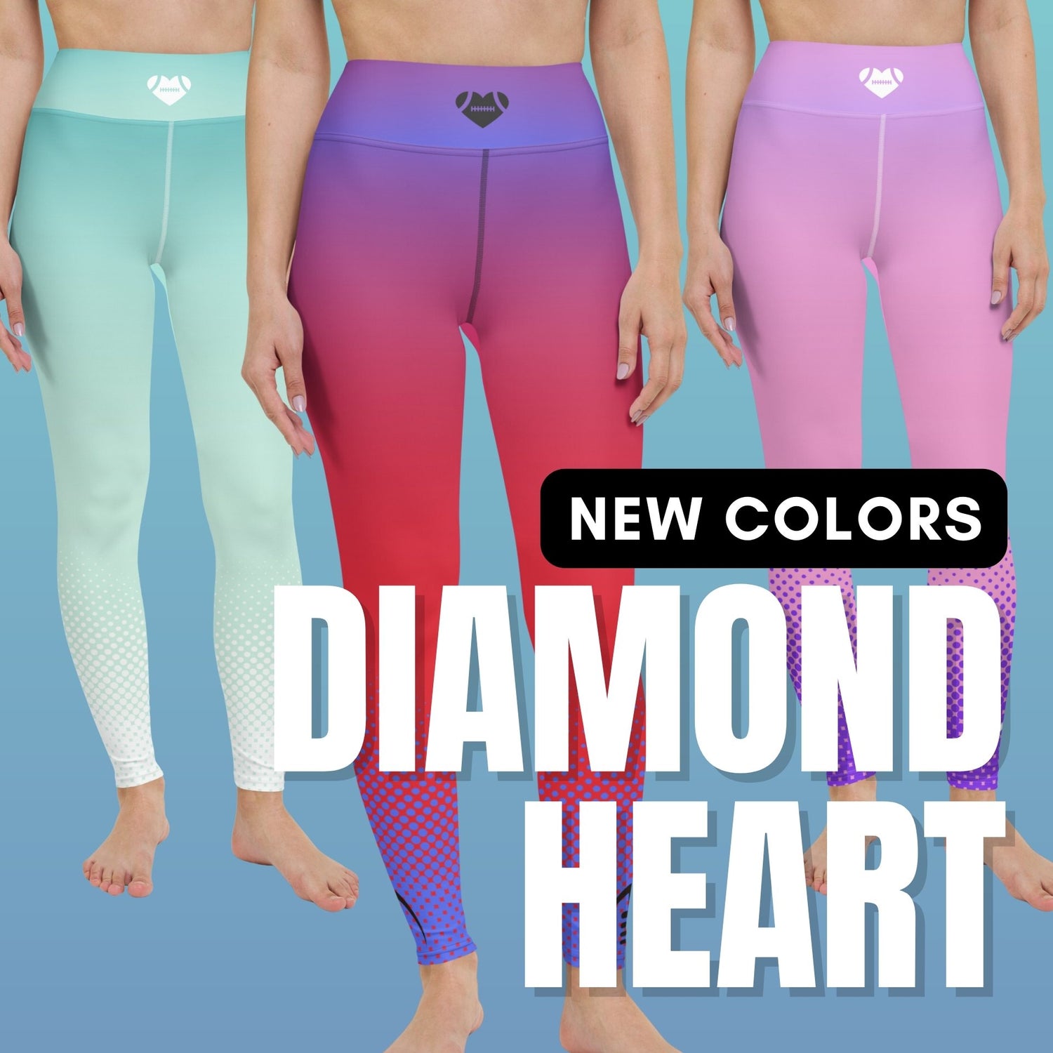 Diamond Heart Collection Leggings