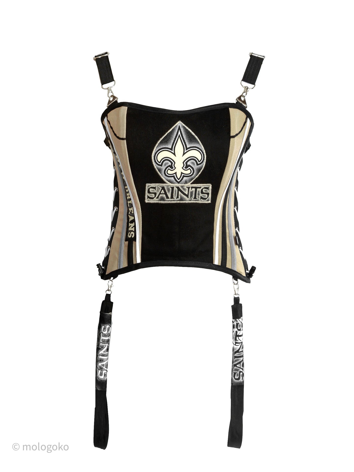 New Orleans  SAINTS Corset Bustier - Limited Edition Team Apparel