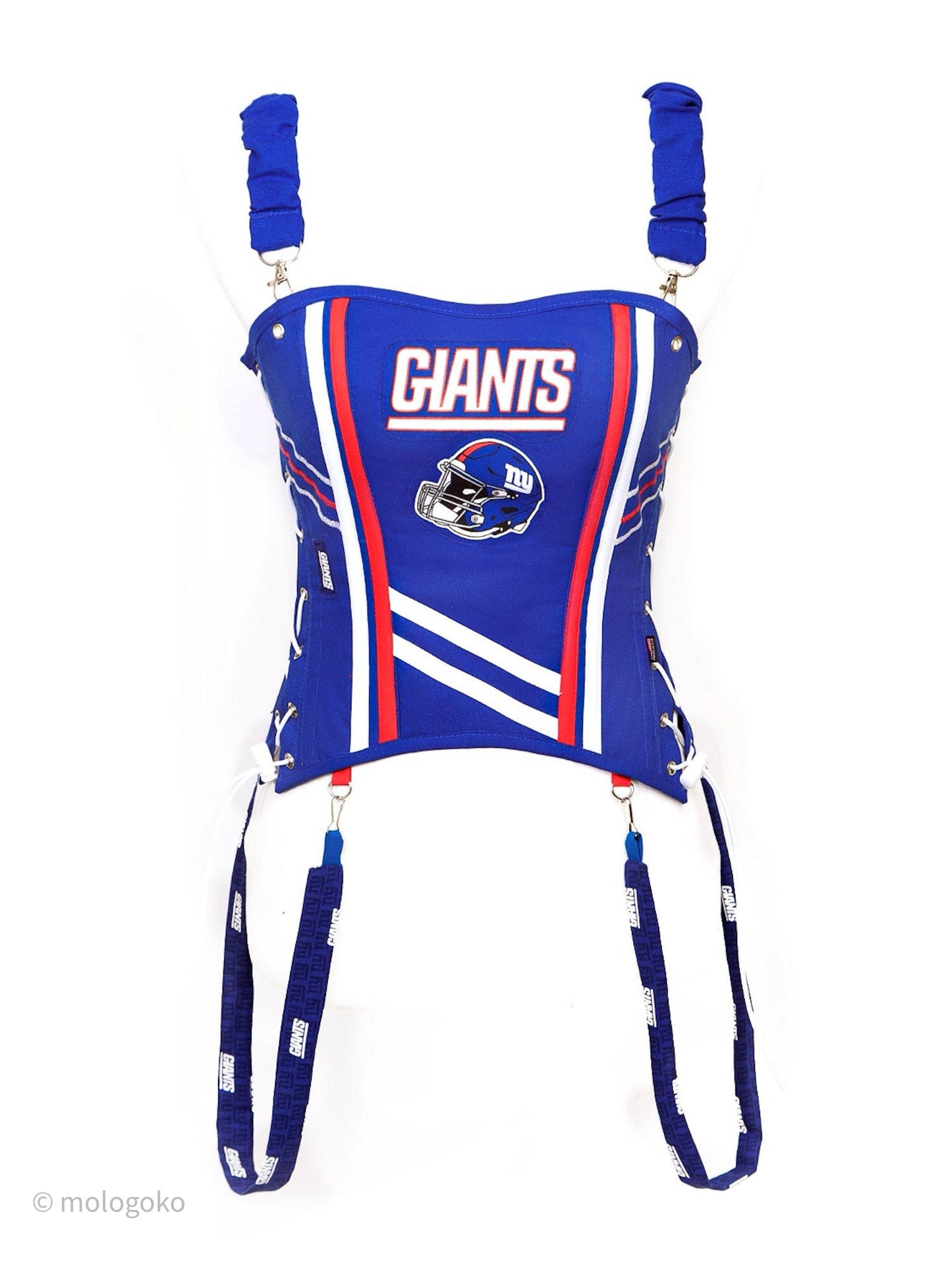 New York GIANTS Football Team Corset Bustier Top