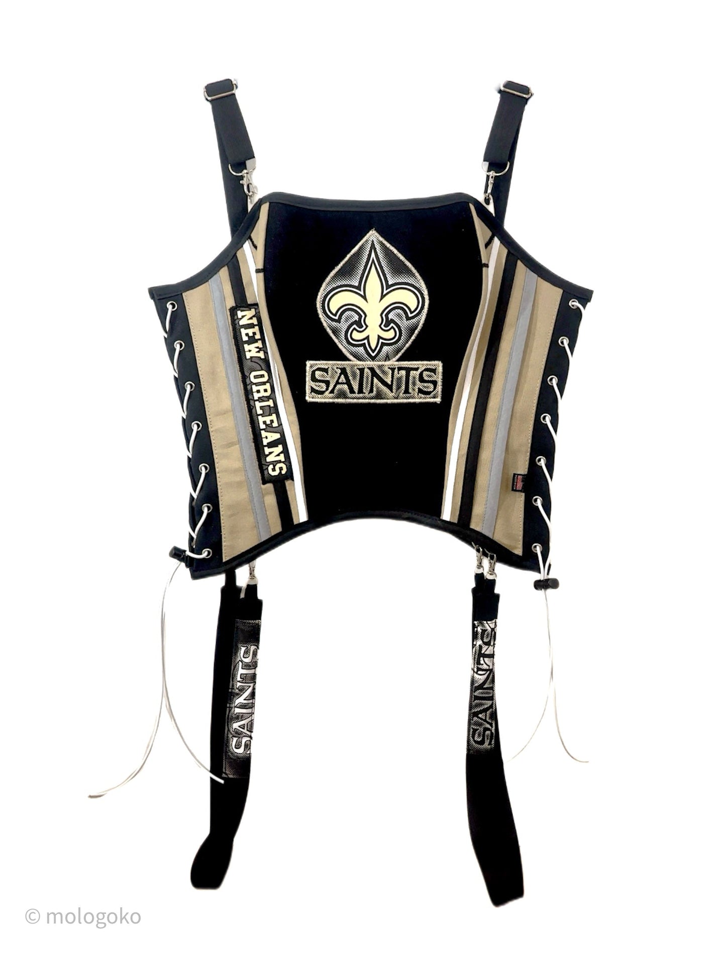 New Orleans  SAINTS Corset Bustier - Limited Edition Team Apparel