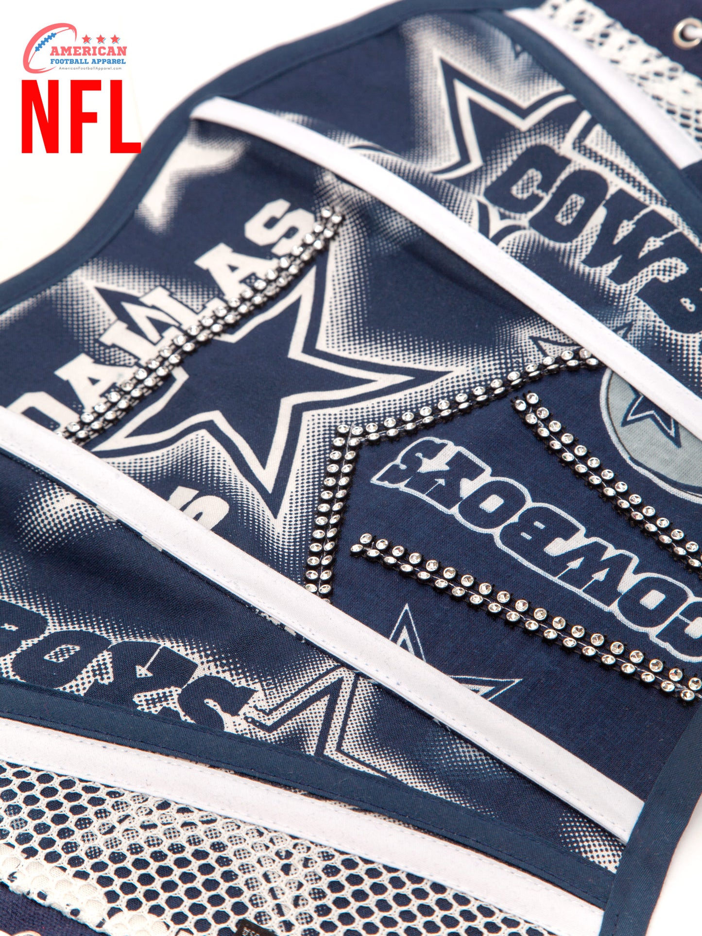 NFL Dallas Cowboys Football Team Corset Bustier Top