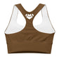 AFA Basics Solid Neutral Brown Longline sports bra