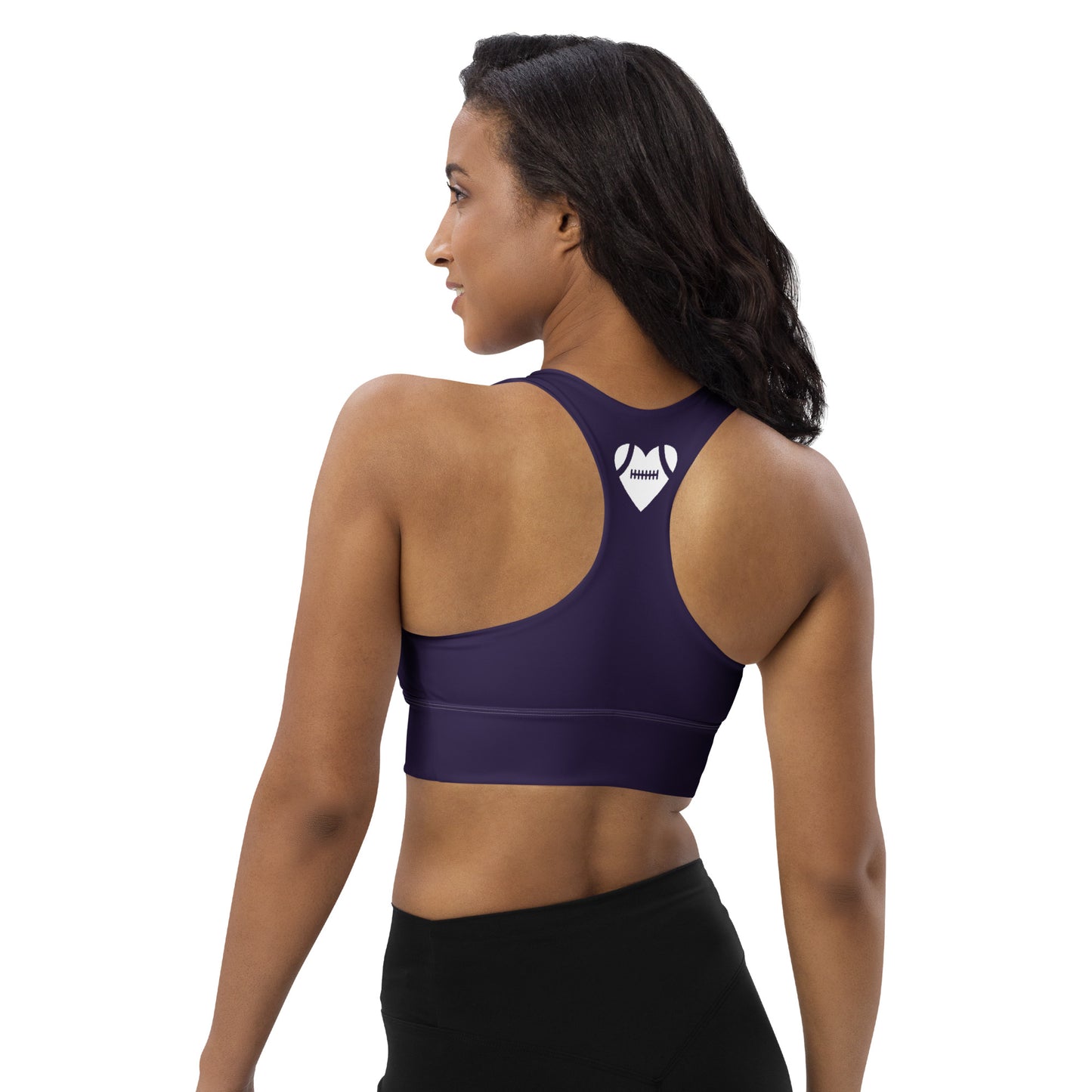 AFA Basics Solid Tolopea Longline sports bra