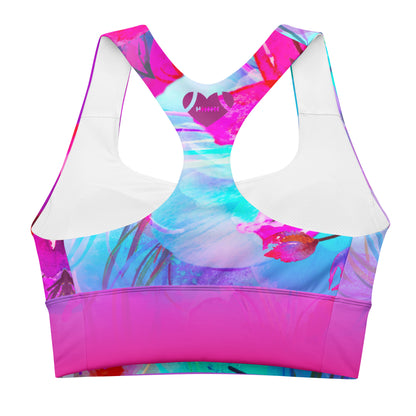 AFA Floral Blossom Longline sports bra