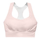 AFA Basics Solid Misty Rose Longline sports bra
