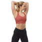 AFA Basics Solid Sunglo Longline sports bra