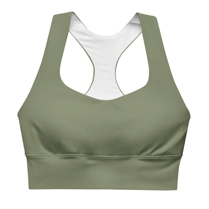 AFA Basics Solid Finch Longline sports bra