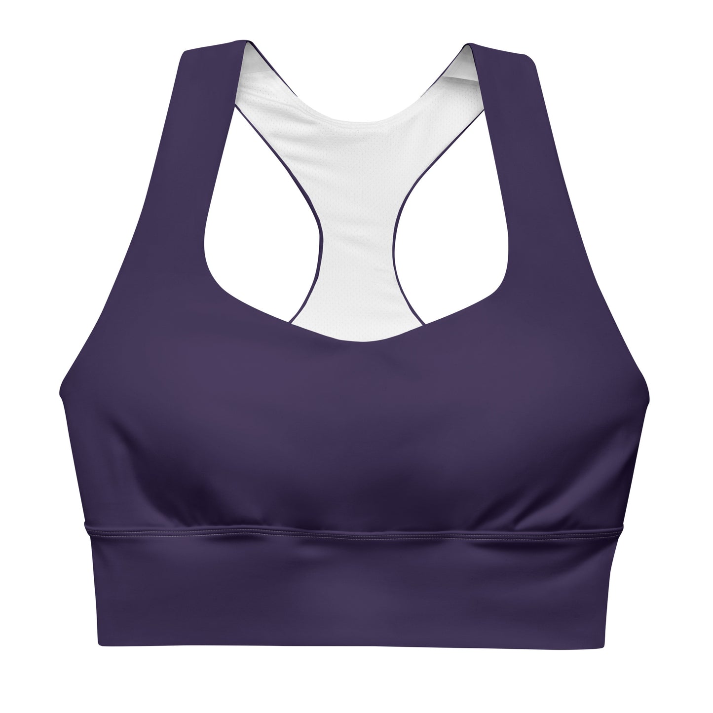 AFA Basics Solid Tolopea Longline sports bra