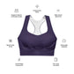 AFA Basics Solid Tolopea Longline sports bra