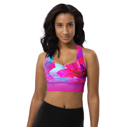 AFA Floral Blossom Longline sports bra