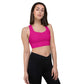 AFA Basics Solid Medium Violet Red Longline sports bra