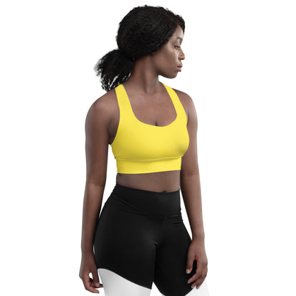 AFA Basics Solid Paris Daisy Longline sports bra