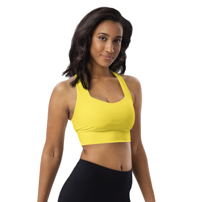 AFA Basics Solid Paris Daisy Longline sports bra