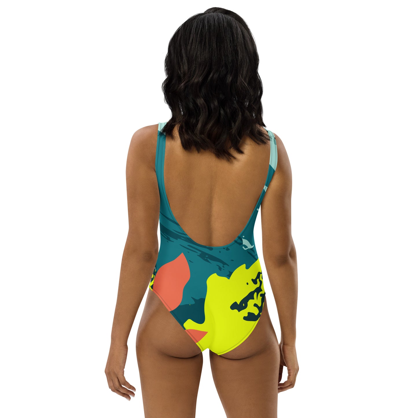 AFA Abstract Sealife Signature Premium One-Piece Swimsuit