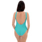 AFA Basics Solid Color Dark Turquoise One-Piece Swimsuit