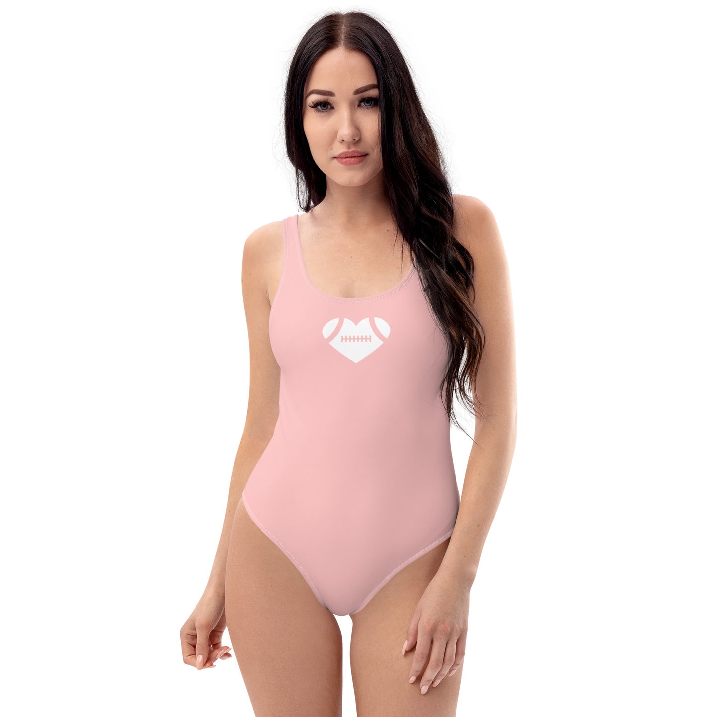 AFA Basics Solid Color Your Pink One-Piece Swimsuit