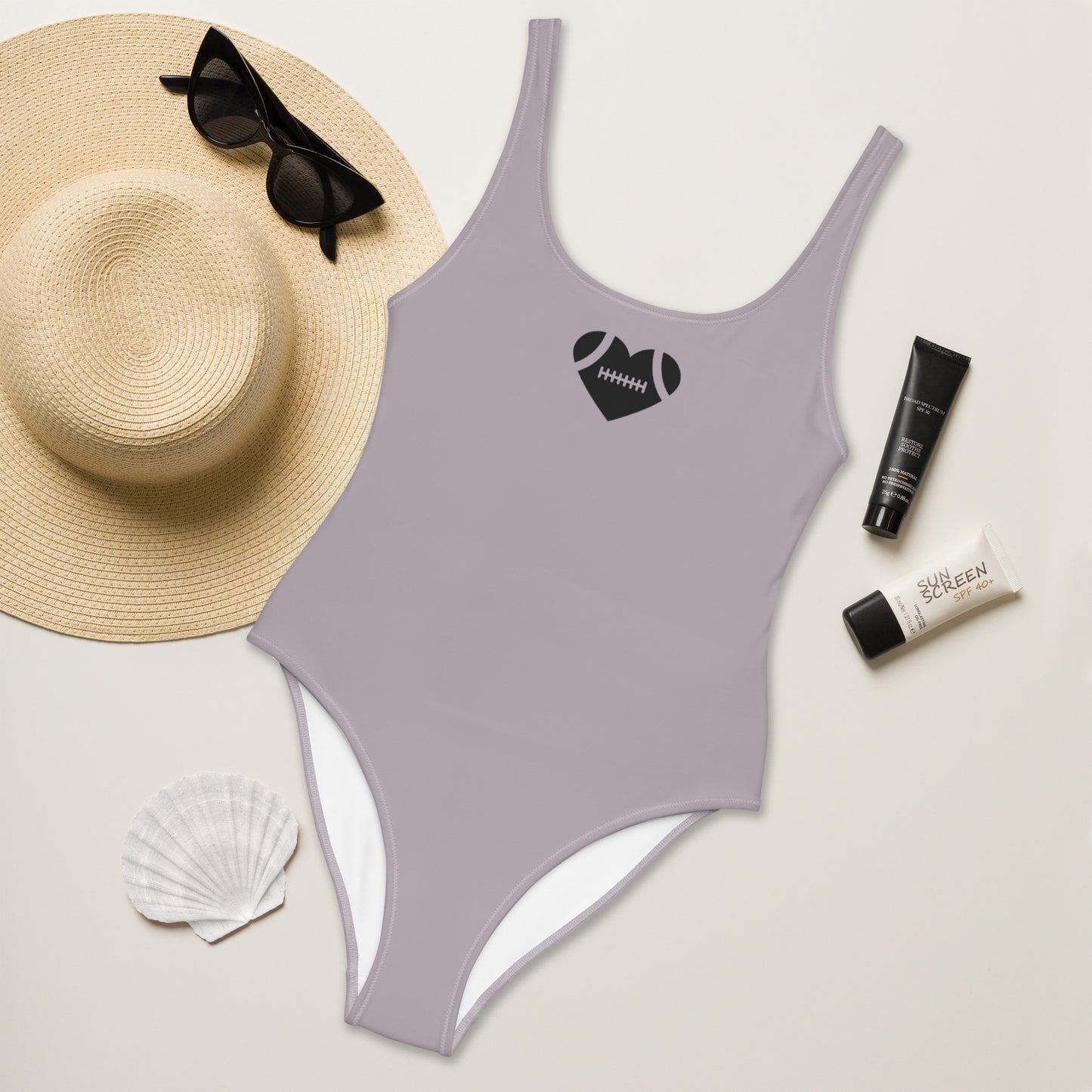AFA Basics Solid Color Lily One-Piece Swimsuit