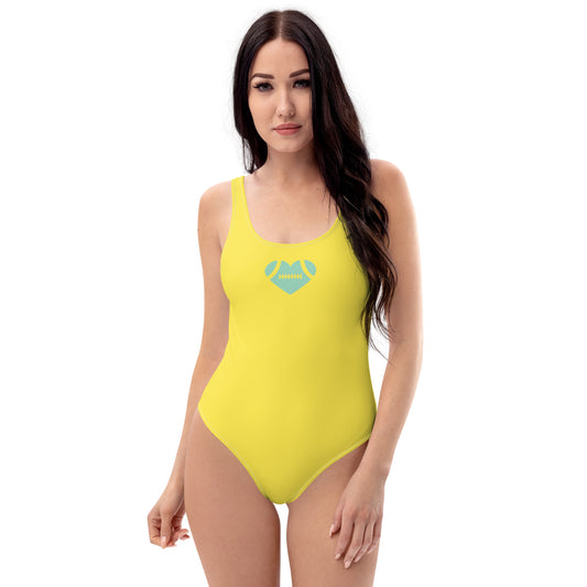 AFA Basics Solid Color Paris Daisy One-Piece Swimsuit