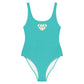 AFA Basics Solid Color Dark Turquoise One-Piece Swimsuit