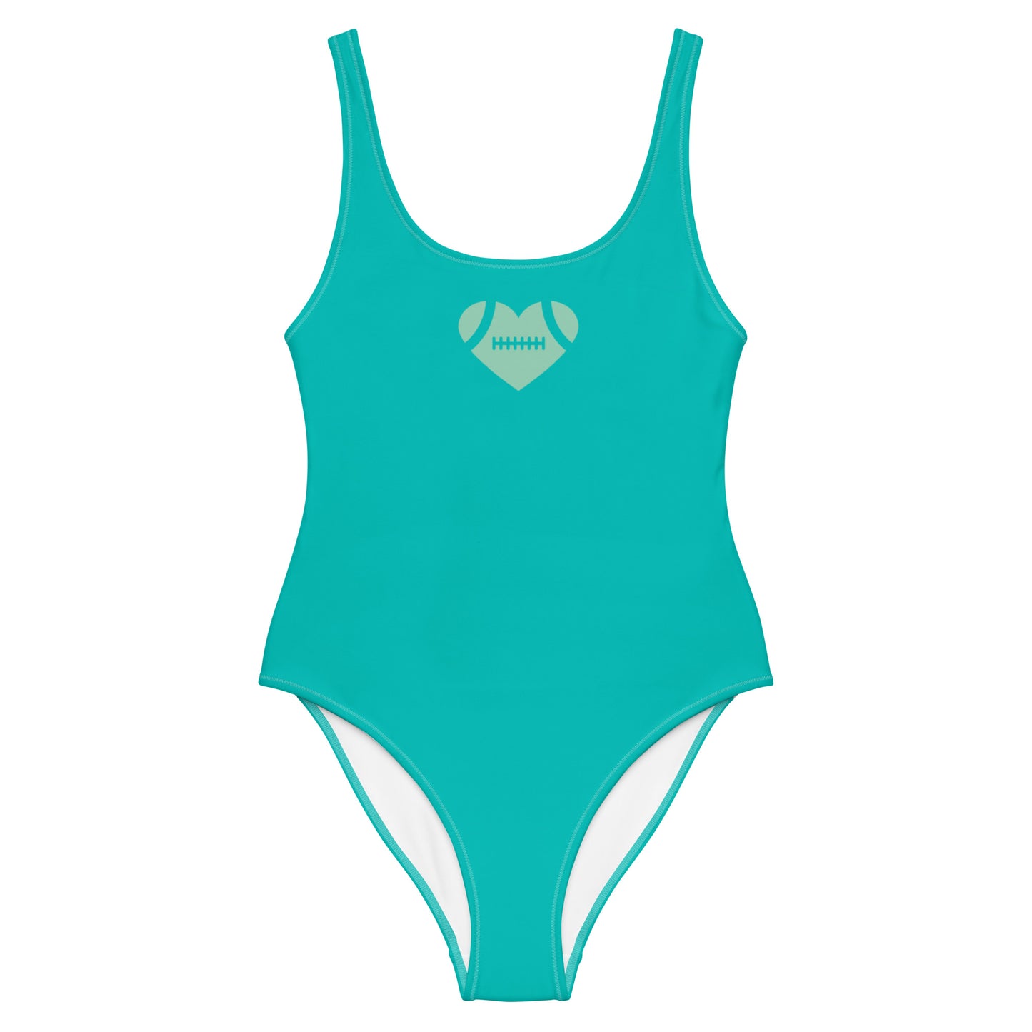 AFA Basics Solid Color iris Blue One-Piece Swimsuit
