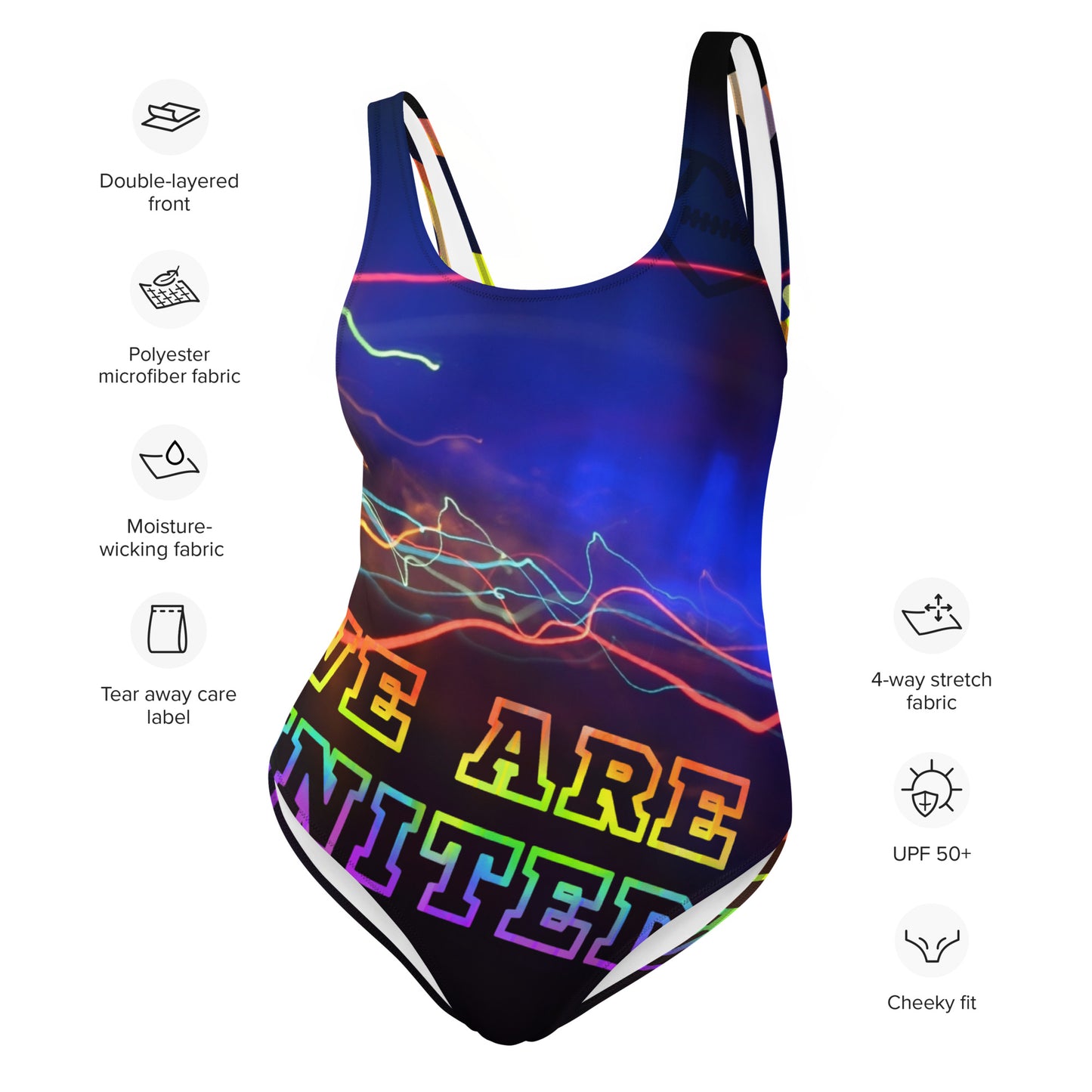 AFA PRIDE Electric One-Piece Swimsuit