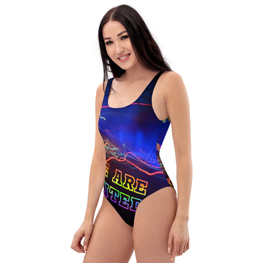 AFA PRIDE Electric One-Piece Swimsuit