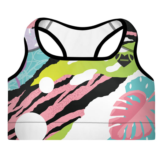 AFA Abstract Pattern 1 Padded Sports Bra