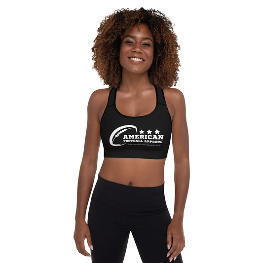 AFA Basics Black Padded Sports Bra