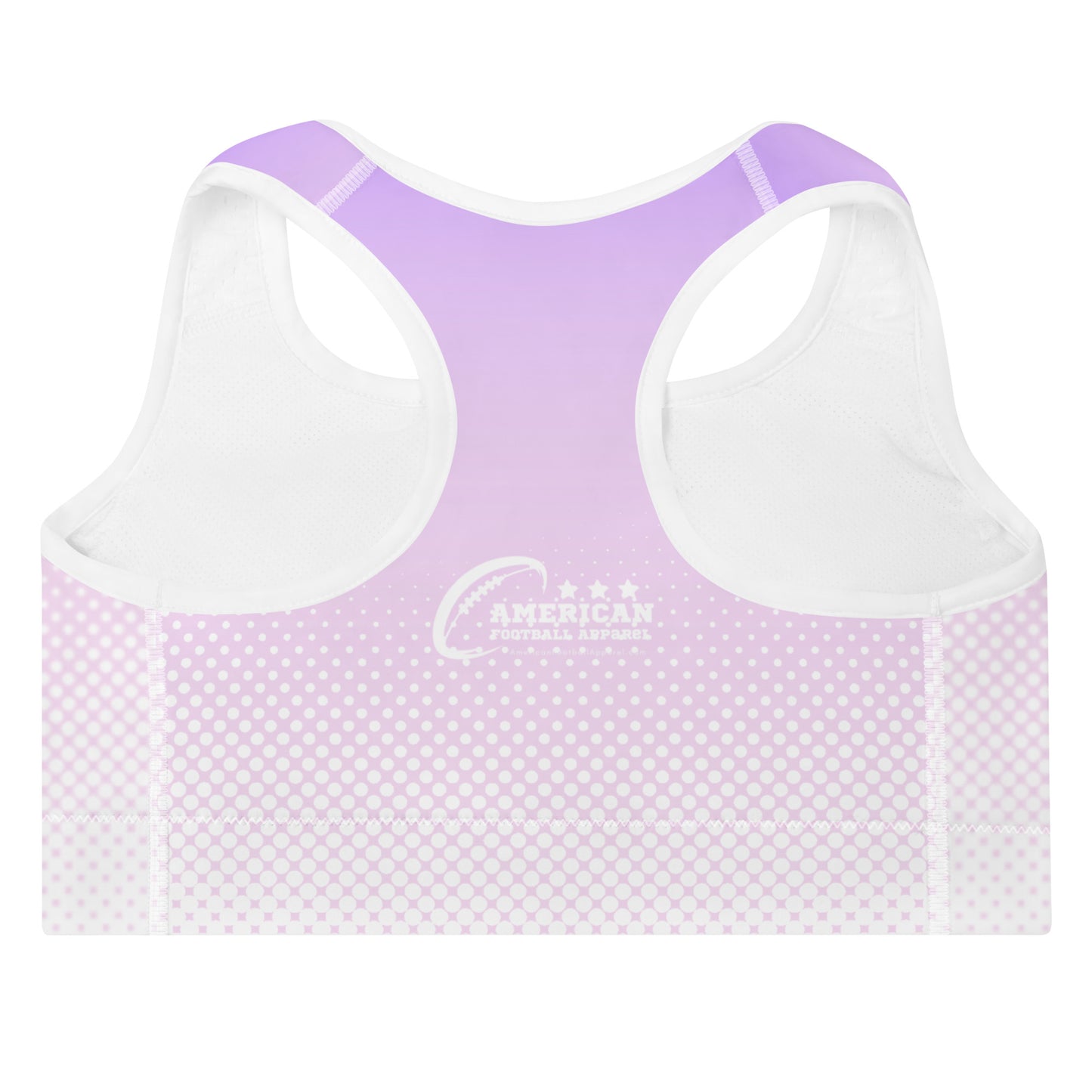 AFA Lilac Diamond Padded Sports Bra