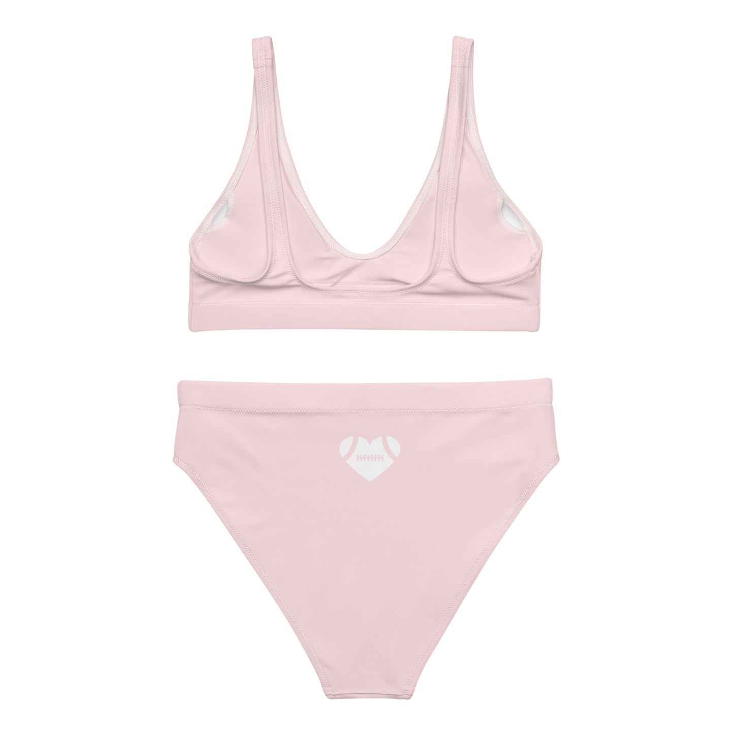 AFA Basics Pale Pink Recycled High-waisted Bikini