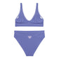 AFA Basics Medium Slate Blue Recycled High-waisted Bikini