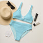 AFA Basics Solid Blizzard Blue Recycled High-waisted Bikini