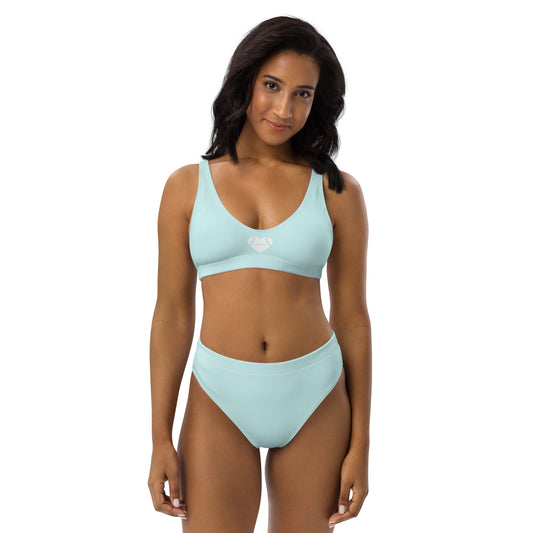 AFA Basics Light Cyan Recycled High-waisted Bikini