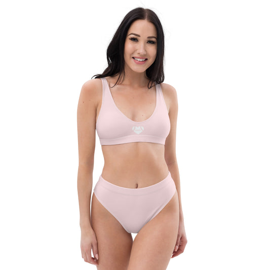 AFA Basics Pale Pink Recycled High-waisted Bikini