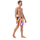 AFA Abstract Color Wave Recycled Swim Trunks