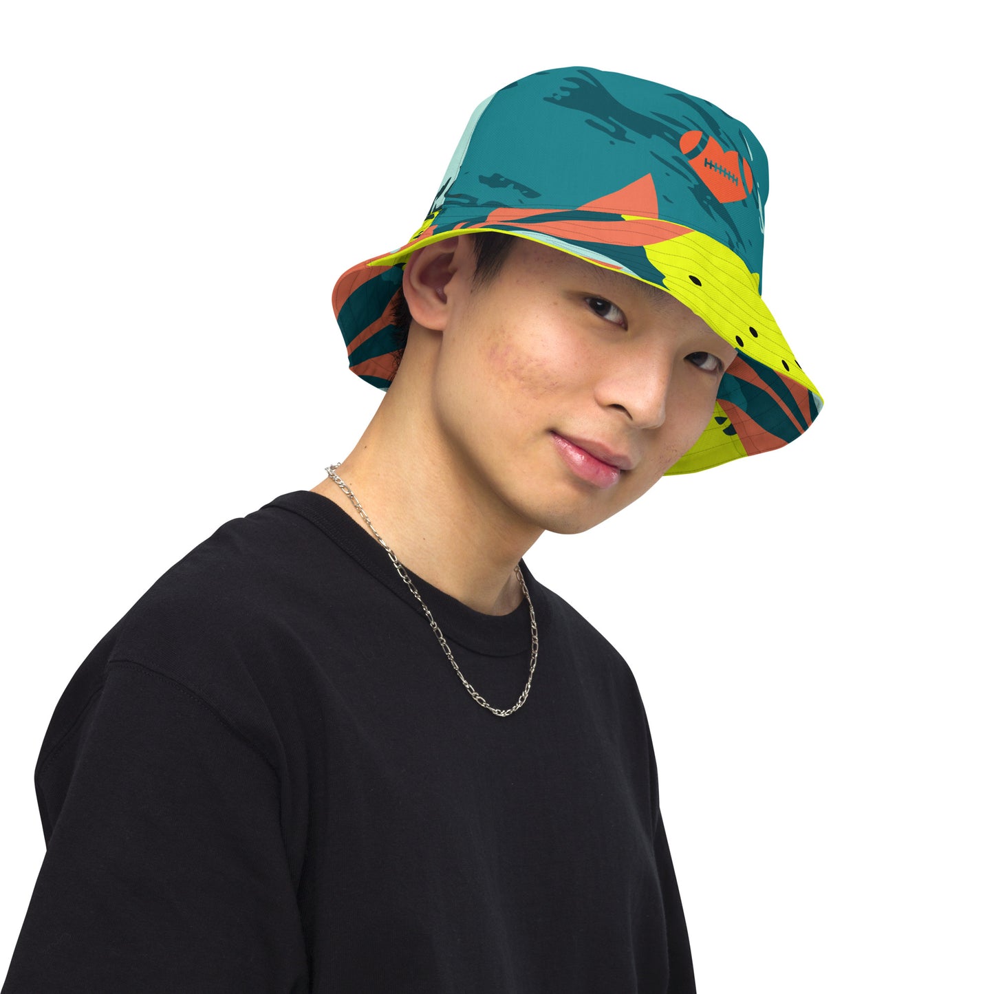 AFA Sealife Signature Reversible bucket hat