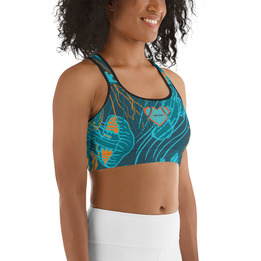 AFA Jellyfish Sea Soft Sports bra