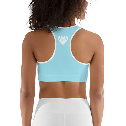 AFA Basics Blizzard Blue Signature Brand  Soft Sports bra