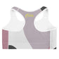 AFA Abstract Pattern 7 Grey Soft Sports bra