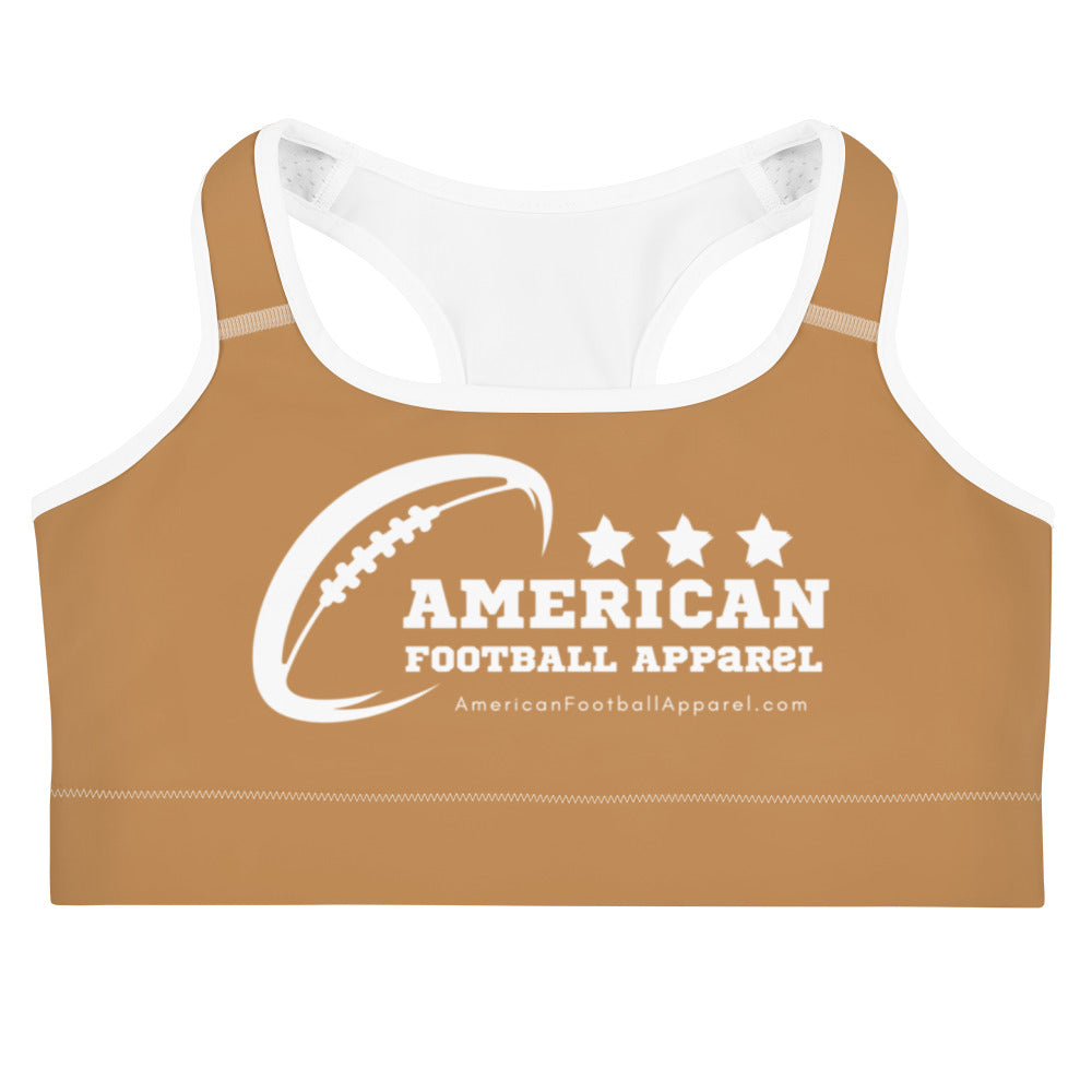 AFA Basics Neutrals Nude Padded Sports Bra – American Football Apparel