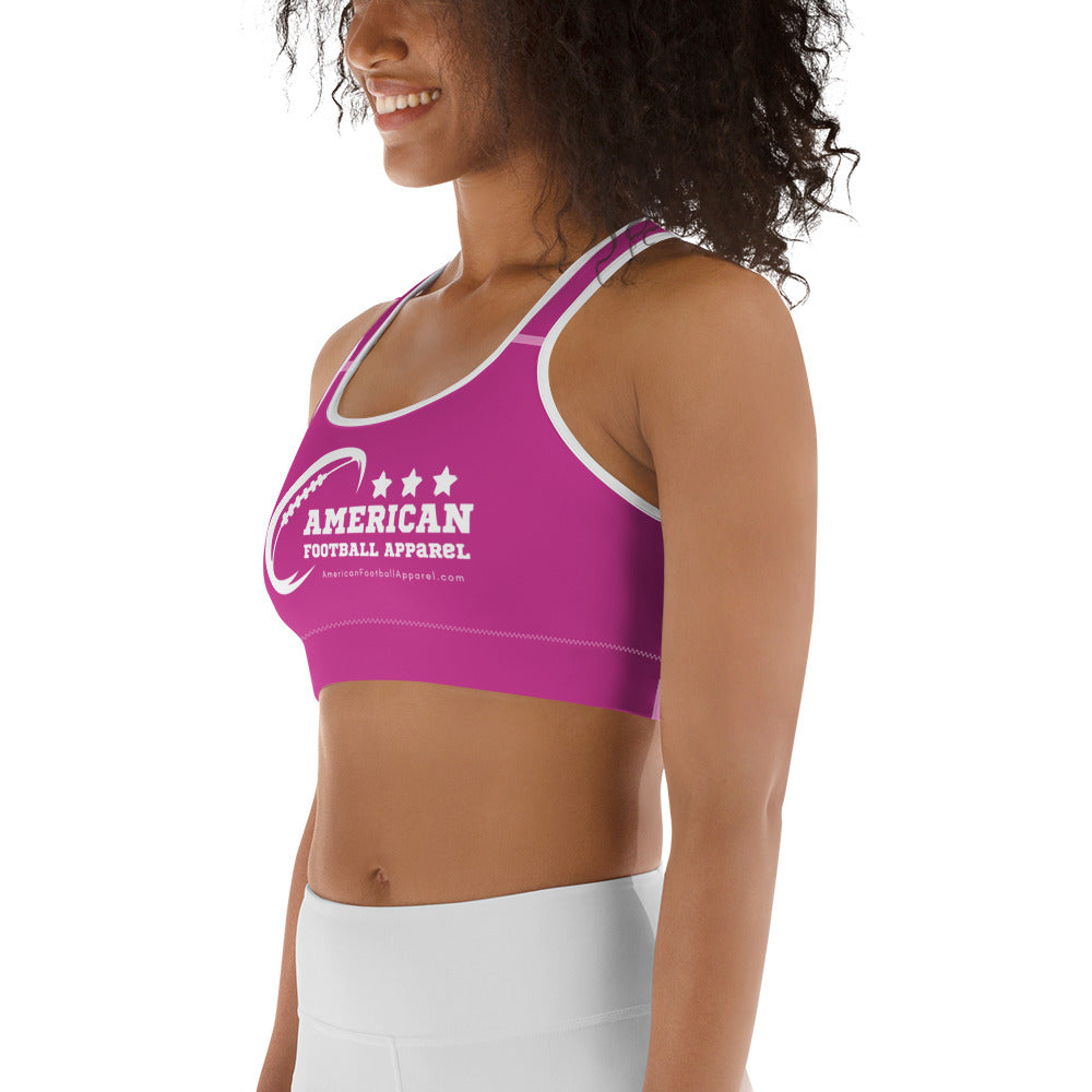 AFA Basics Medium Red Violet Signature Brand Soft Sports bra