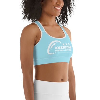 AFA Basics Blizzard Blue Signature Brand  Soft Sports bra