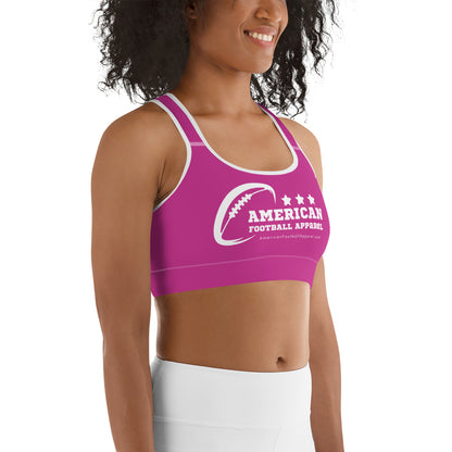 AFA Basics Medium Red Violet Signature Brand Soft Sports bra