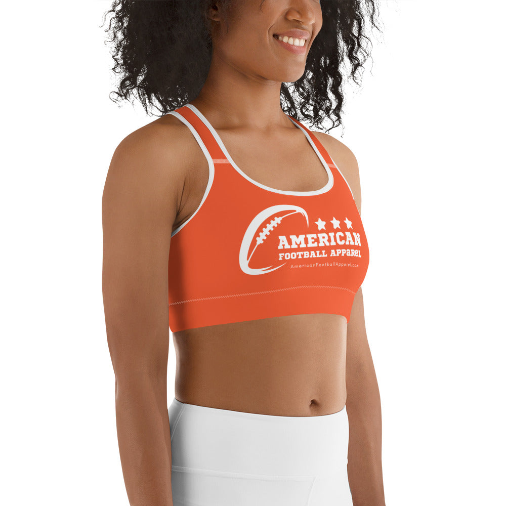 AFA Basics Outrageous Orange Sports bra