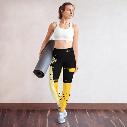 AFA Abstract Pattern 4 Signature Premium Yoga Leggings