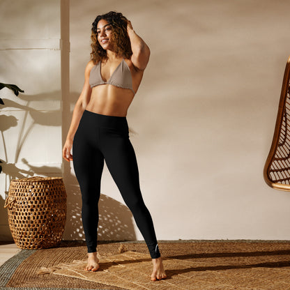 AFA Basics Black Neutrals Solid Yoga Leggings