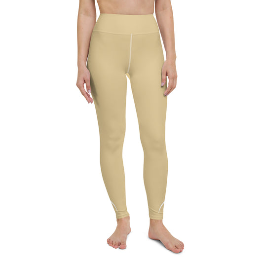 AFA Basics New Orleans Neutrals Solid Yoga Leggings