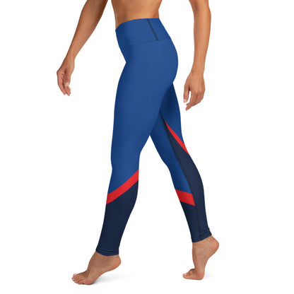 AFA Big Heart Navy Yoga Leggings