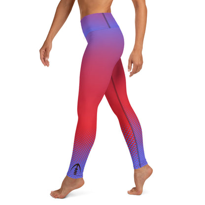 AFA Alizarin Diamond Yoga Leggings