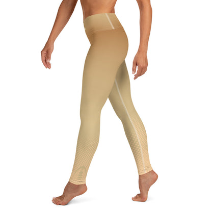 AFA New Orleans Diamond Heart Neutrals Yoga Leggings